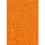 Feuille Décopatch - Effet mosaïque orange - 30 x 40 cm