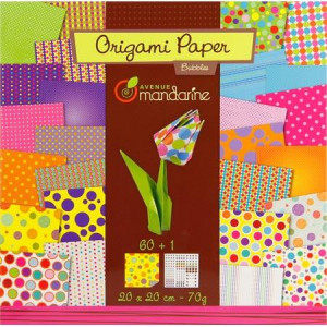 Papier origami Bubbles 20x20cm 60 feuilles
