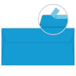 Enveloppe faire part Pollen 120g 110 x 220mm par 20 - Bleu Turquoise