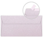 Pollen - 20 enveloppes rectangulaires 11 x 22 cm - Rose poudré irisé
