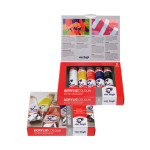 Peinture acrylique fine Assortiment 5 x 20 ml