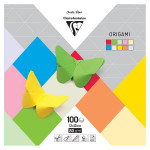 Origami - Pochette de 100 feuilles - 80g - 12 x 12 cm