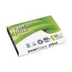 Ramette de papier blanc recyclé Evercopy A3 - 80 g/m² - 500 feuilles