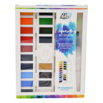 Aquarelle Set Nomade 18 godets + pinceau à réservoir