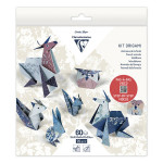 Kit origami Animaux 60 feuilles 3 formats