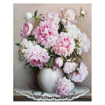 Peinture par numéros Vase De Pivoines