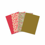 Papier Mix & Patch 30 x 40 cm 4 pcs L'amour est dans le pré - Décopatch